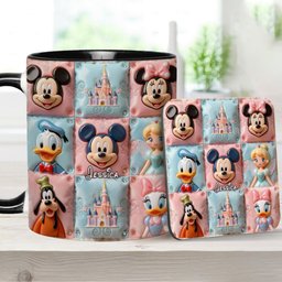 Magic Friends - Personalized Mouse Accent Mug & Coaster – view 8