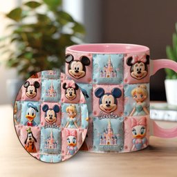 Magic Friends - Personalized Mouse Accent Mug & Coaster – view 2