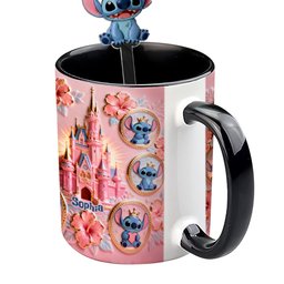Ohana Means Family - Personalized Ohana Set Accent Mug with Acrylic Stirrers – view 7