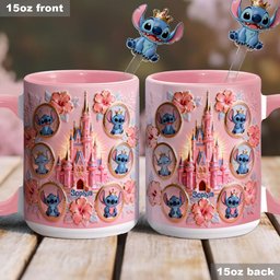 Ohana Means Family - Personalized Ohana Set Accent Mug with Acrylic Stirrers – view 6