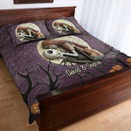 Nightmare Christmas Couple, We Got This - Personalized Nightmare Quilt Set – view 4