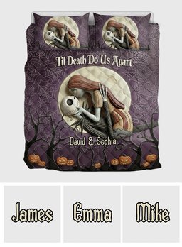 Nightmare Christmas Couple, We Got This - Personalized Nightmare Quilt Set – view 6