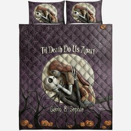 Nightmare Christmas Couple, We Got This - Personalized Nightmare Quilt Set – view 2