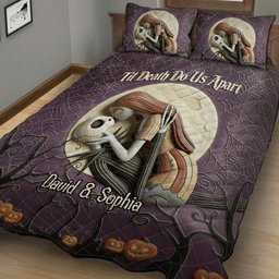 Nightmare Christmas Couple, We Got This - Personalized Nightmare Quilt Set – view 3