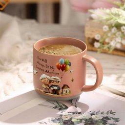 You Will Always Be My Greatest Adventure - Personalized Couple Printed Pottery Mug – view 4