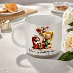You Are My Greatest Adventure - Personalized Mouse Printed Pottery Mug – view 6