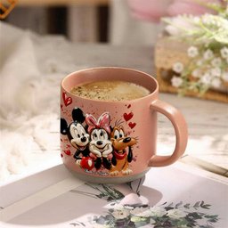You And Me - Personalized Mouse Printed Pottery Mug – view 4