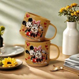 You And Me - Personalized Mouse Printed Pottery Mug – view 7