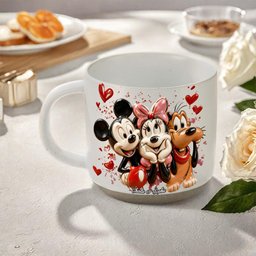 You And Me - Personalized Mouse Printed Pottery Mug – view 6