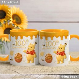 Honey Bear 100th Anniversary - Personalized Accent Mug – view 6