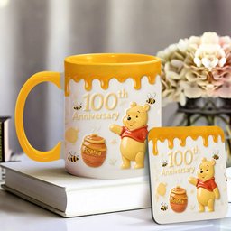 Honey Bear 100th Anniversary - Personalized Accent Mug – view 2