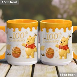 Honey Bear 100th Anniversary - Personalized Accent Mug – view 7