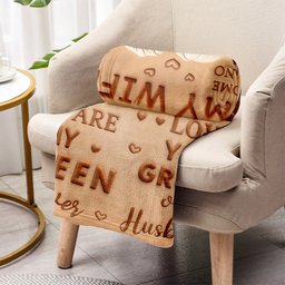Up Couple, To My Wife, To My Husband - Personalized Couple Blanket – view 3
