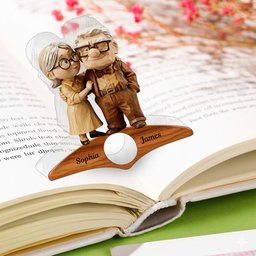 You Are My Greatest Adventure - Personalized Mouse Book Page Holder – view 2