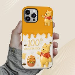 Honey Bear 100th Anniversary - Personalized Bear Full Print Phone Case – view 5