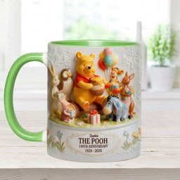 Honey Bear & Friends 100th Anniversary - Personalized Mouse Accent Mug – view 8