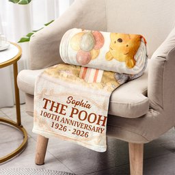 Honey Bear & Friends 100th Anniversary - Personalized Mouse Blanket – view 3