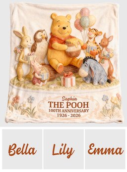 Honey Bear & Friends 100th Anniversary - Personalized Mouse Blanket – view 7