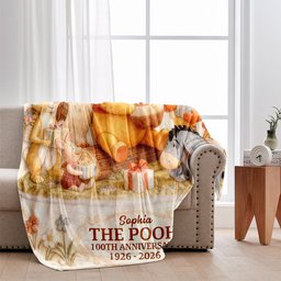 Honey Bear & Friends 100th Anniversary - Personalized Mouse Blanket – view 2
