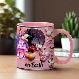 Happily Ever After - Personalized Mouse Accent Mug – view 2
