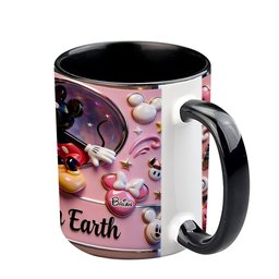 Happily Ever After - Personalized Mouse Accent Mug – view 5