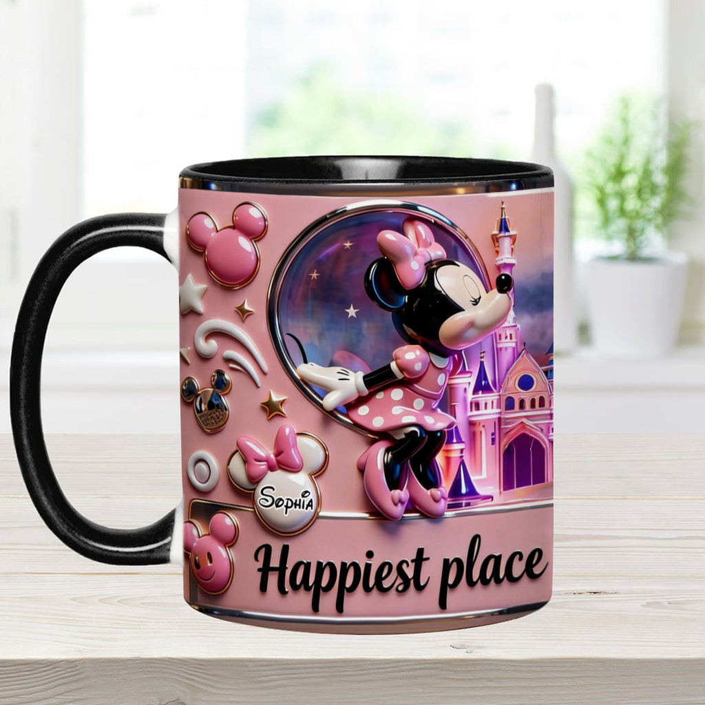 Happily Ever After - Personalized Mouse Accent Mug – view 6