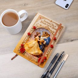 Tale As Old As Time - Personalized Beauty And The Beast Leather Journal – view 6
