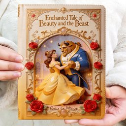 Tale As Old As Time - Personalized Beauty And The Beast Leather Journal – view 4