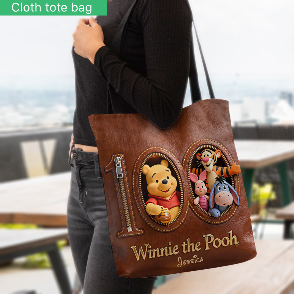 Honey Bear 100th Anniversary - Personalized Yellow Bear Tote Bag – view 2