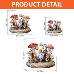 Girl In Magical Land 75th Anniversary - Personalized Wander Girl Custom Shaped Acrylic Plaque – view 6