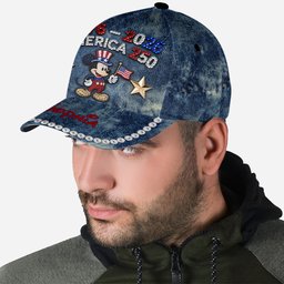 Patriotic Mouse America 250th Anniversary Cap - Personalized Mouse Classic Cap – view 6