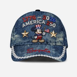 Patriotic Mouse America 250th Anniversary Cap - Personalized Mouse Classic Cap – view 3