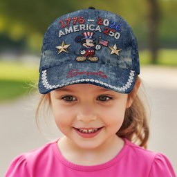 Patriotic Mouse America 250th Anniversary Cap - Personalized Mouse Classic Cap – view 8