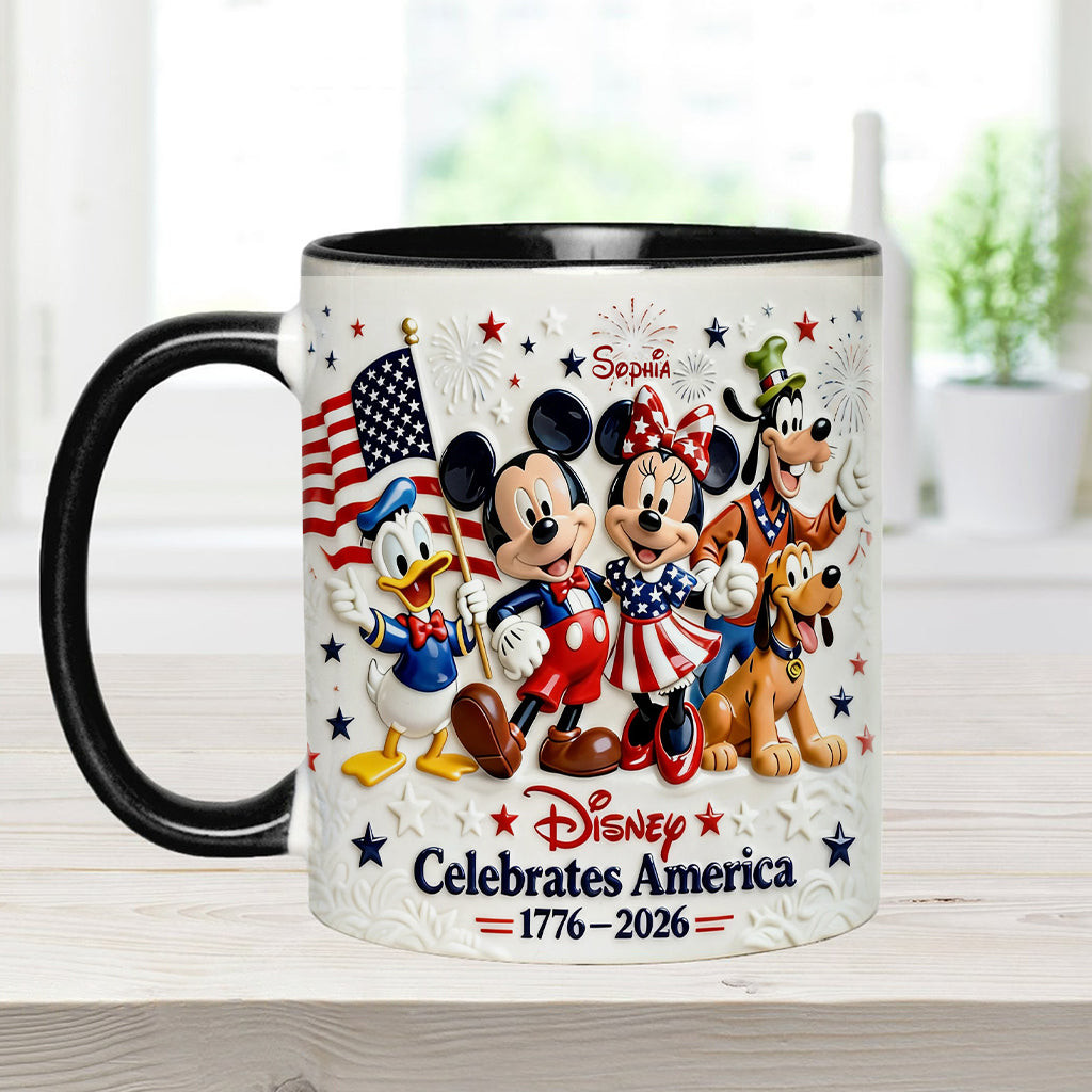 Celebrate USA’s 250th Anniversary - Personalized Mouse Accent Mug & Coaster – view 30