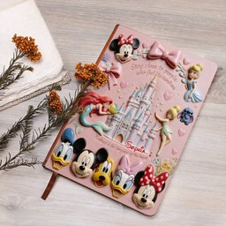 Magical Castle - Personalized Mouse Leather Journal – view 2