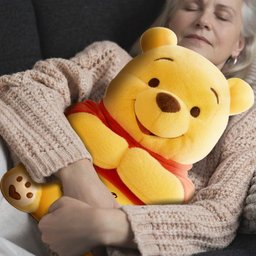 Thoughtful Gift For Girlfriend - Personalized Yellow Bear Hot Water Bottle With Cover – view 4