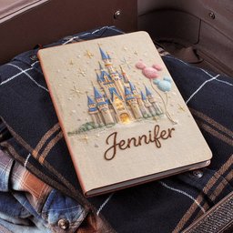Magical Moments - Personalized Mouse Leather Journal – view 3