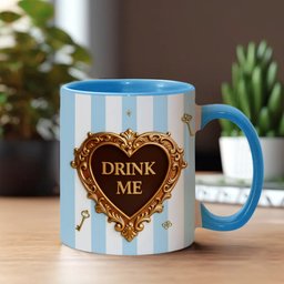 Wonder Gorl, Drink Me Mug - Personalized Mouse Accent Mug – view 2