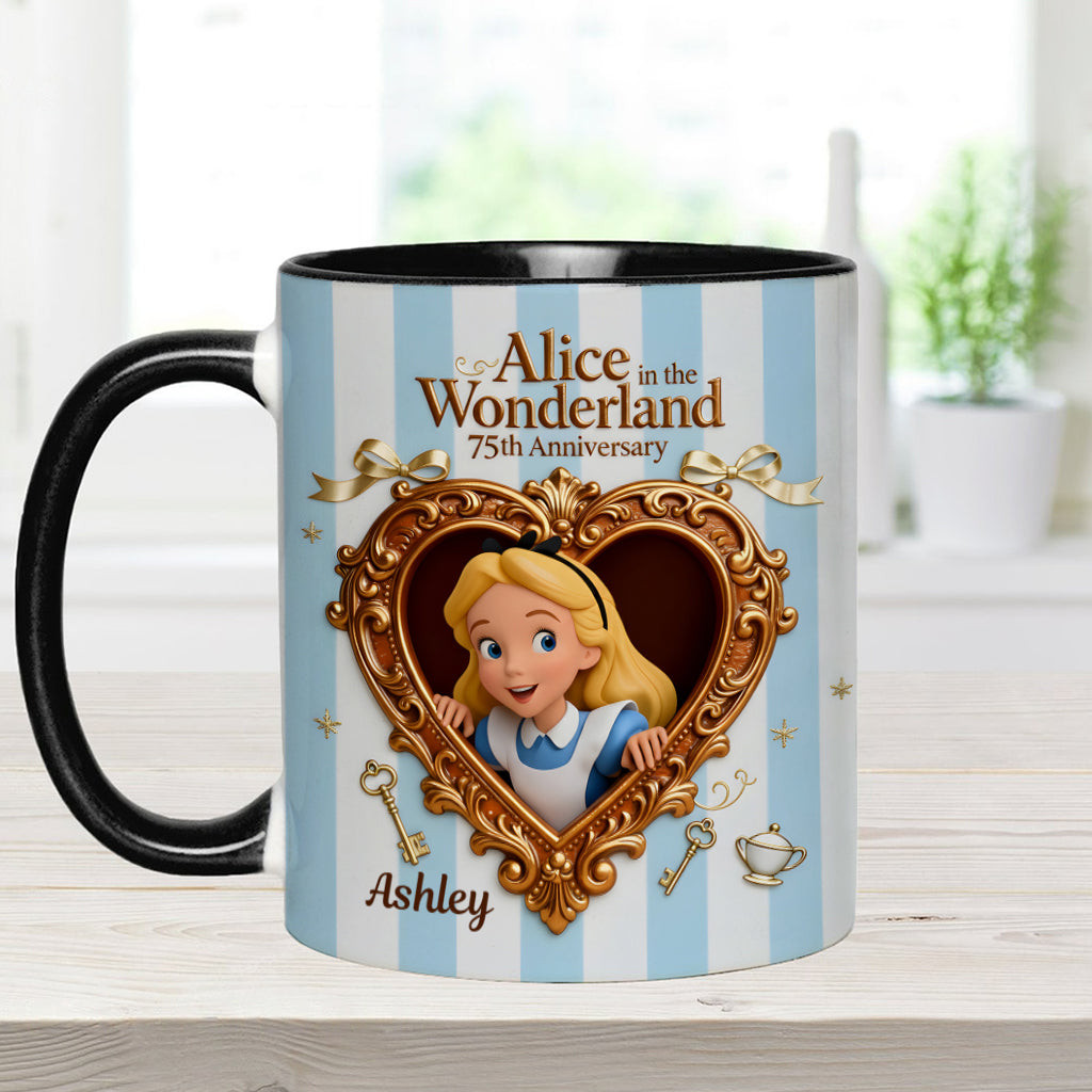 Wonder Gorl, Drink Me Mug - Personalized Mouse Accent Mug – view 6