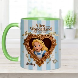 Wonder Gorl, Drink Me Mug - Personalized Mouse Accent Mug – view 8