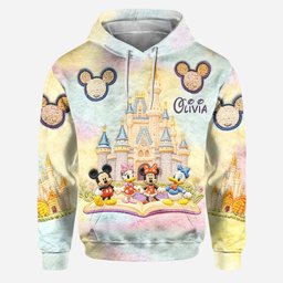 Colorful Castle - Personalized Mouse Hoodie and Leggings – view 5