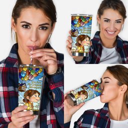 You Are My Greatest Adventure - Personalized Up Movie Couple Tumbler – view 4