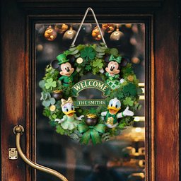 Lucky Friends - Personalized Mouse Custom Shaped Wood Sign – view 3