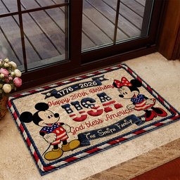250th Birthday - Personalized Mouse Doormat – view 2