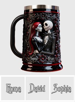 Till Death Do Us Part - Personalized Nightmare Beer Stein – view 6