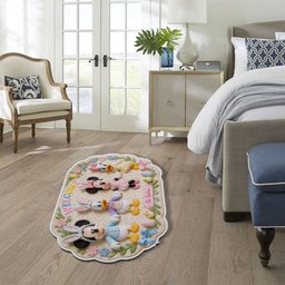 Easter Magic Friends - Personalized Mouse Non-Slip Tufted Rug – view 2