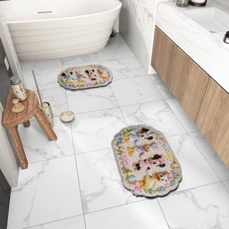 Easter Magic Friends - Personalized Mouse Non-Slip Tufted Rug – view 5