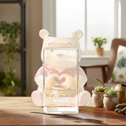 Honey Bear - Personalized Yellow Bear Acrylic Pot & Stake – view 5
