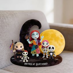 Mother of Nightmares - Personalized Nightmare Premium Faux Fur Pillow – view 4