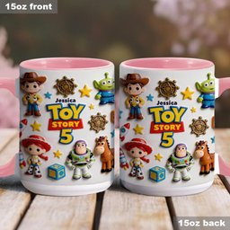 The Story Of Us - Personalized Movie For Kids Accent Mug – view 4